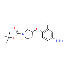 (R)-tert-Butyl 3-(4-amino-2-fluorophenoxy)pyrrolidine-1-carboxylate图片