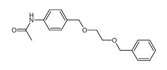 N-(4-((2-(benzyloxy)ethoxy)methyl)phenyl)acetamide Structure