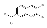 6,7-DIBROMO-2-NAPHTHOIC ACID structure