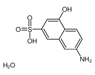 7-AMINO-4-HYDROXY-2-NAPHTHALENESULFONIC&结构式