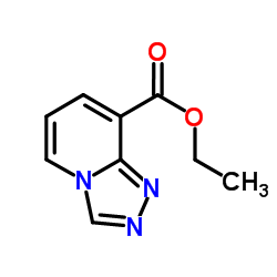 ethyl [1,2,4]triazolo[4,3-a]pyridine-8-carboxylate结构式