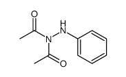 acetic acid 1-acetyl-2-phenylhydrazide Structure