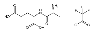 D-Ala-L-Glu-OH trifluoroacetate structure