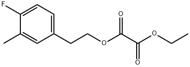 O2-Ethyl O1-[2-(4-fluoro-3-methylphenyl)ethyl] oxalate Structure