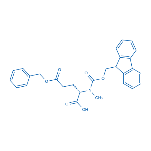 (S)-2-((((9H-Fluoren-9-yl)methoxy)carbonyl)(methyl)amino)-5-(benzyloxy)-5-oxopentanoic acid picture