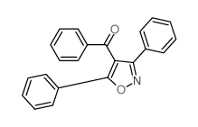 Methanone,(3,5-diphenyl-4-isoxazolyl)phenyl- structure