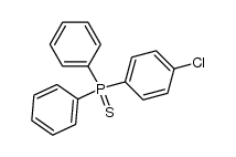 (4-chlorophenyl)diphenylphosphine sulfide结构式