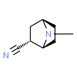 7-Azabicyclo[2.2.1]heptane-2-carbonitrile,7-methyl-,(1R,2S,4S)-rel-(9CI) structure