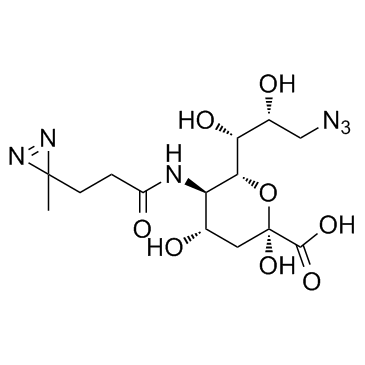 9-Azido-Neu5DAz Structure