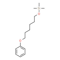 Trimethyl[(6-phenoxyhexyl)oxy]silane structure