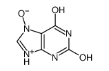 3,7-Dihydro-7-hydroxy-1H-purine-2,6-dione structure