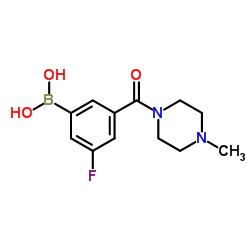 (3-fluoro-5-(4-Methylpiperazine-1-carbonyl)phenyl)boronic acid picture