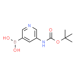 (5-((tert-Butoxycarbonyl)amino)pyridin-3-yl)boronicacid picture