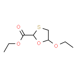 1,3-Oxathiolane-2-carboxylicacid,5-ethoxy-,ethylester(9CI)结构式