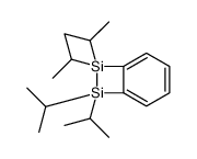 7,7,8,8-tetra(propan-2-yl)-7,8-disilabicyclo[4.2.0]octa-1,3,5-triene结构式