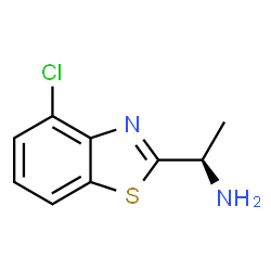 2-Benzothiazolemethanamine,4-chloro-alpha-methyl-,(R)-(9CI) Structure