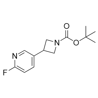 tert-Butyl 3-(6-fluoropyridin-3-yl)azetidine-1-carboxylate picture