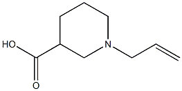 1-烯丙基哌啶-3-羧酸结构式