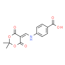 4-[(2,2-DIMETHYL-4,6-DIOXO-[1,3]DIOXAN-5-YLIDENEMETHYL)-AMINO]-BENZOIC ACID Structure