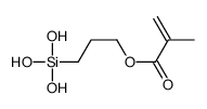 3-trihydroxysilylpropyl 2-methylprop-2-enoate Structure