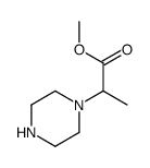 1-Piperazineaceticacid,-alpha--methyl-,methylester(9CI) Structure