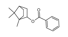 BICYCLO[2.2.1]HEPTAN-2-OL, 1,7,7-TRIMETHYL-, 2-BENZOATE结构式