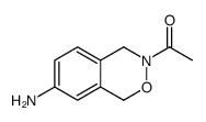 3-Acetyl-3,4-dihydro-1H-2,3-benzoxazin-7-amine structure