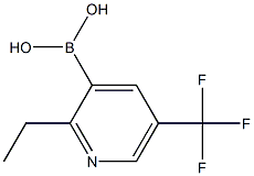 2-Ethyl-5-(trifluoromethyl)pyridine-3-boronic acid Structure