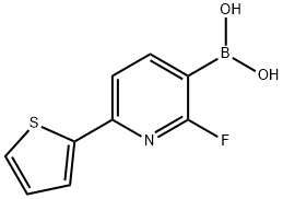 2-Fluoro-6-(2-thienyl)pyridine-3-boronic acid picture