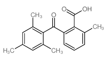 Benzoic acid,2-methyl-6-(2,4,6-trimethylbenzoyl)-结构式