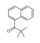 2,2-dimethyl-1-naphthalen-1-ylpropan-1-one结构式