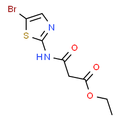 Propanoic acid,3-[(5-bromo-2-thiazolyl)amino]-3-oxo-,ethyl ester picture