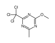 2-methoxy-4-methyl-6-(trichloromethyl)-1,3,5-triazine Structure