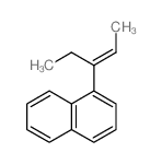 Naphthalene,1-(1-ethyl-1-propen-1-yl)- picture