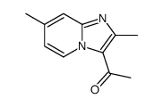 1-(2,7-DIMETHYLIMIDAZO[1,2-A]PYRIDIN-3-YL)-1-ETHANONE结构式