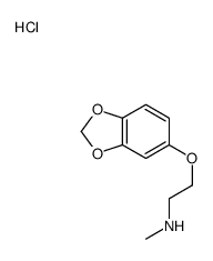 2-(1,3-benzodioxol-5-yloxy)-N-methylethanamine,hydrochloride结构式