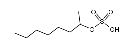 rac-2-octyl sulfate Structure