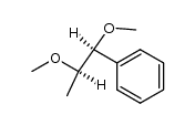 1,2-dimethoxy-1-phenylpropane结构式