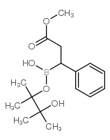 2-Methoxycarbonyl-1-phenylethylboronic acid pinacol ester structure