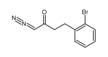 4-(2-bromophenyl)-1-diazobutan-2-one Structure