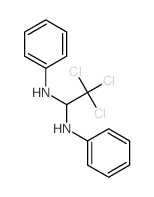 1,1-Ethanediamine,2,2,2-trichloro-N,N'-diphenyl-结构式