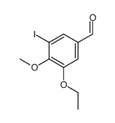 3-iodo-4-methoxy-5-ethoxybenzaldehyde Structure