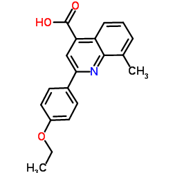 2-(4-Ethoxyphenyl)-8-methyl-4-quinolinecarboxylic acid Structure