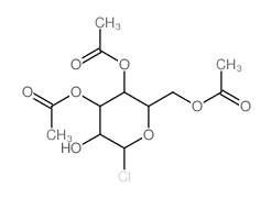 b-D-Glucopyranosyl chloride,3,4,6-triacetate结构式