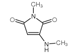 1H-Pyrrole-2,5-dione,1-methyl-3-(methylamino)结构式