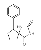 1,3-Diazaspiro[4.4]nonane-2,4-dione,6-phenyl-结构式