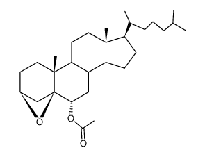 6β-Acetoxy-3α,5α-oxetan Structure