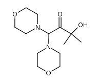 3-hydroxy-3-methyl-1,1-dimorpholinobutan-2-one Structure