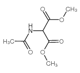 Dimethyl acetamidomalonate structure