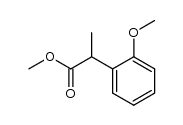 Methyl (+/-)-2-(2-Methoxyphenyl)propanoate Structure